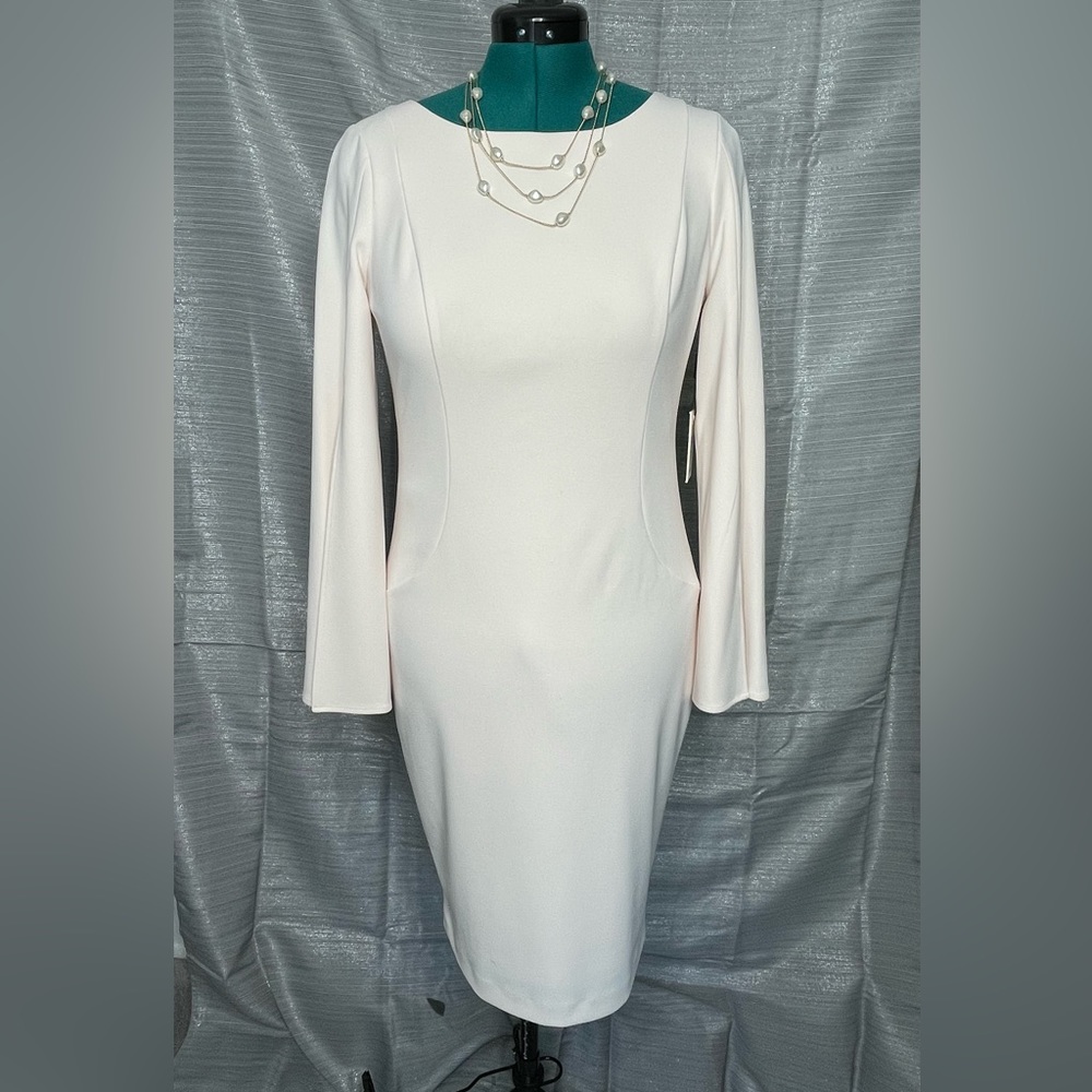 Calvin Klein pale pink dress